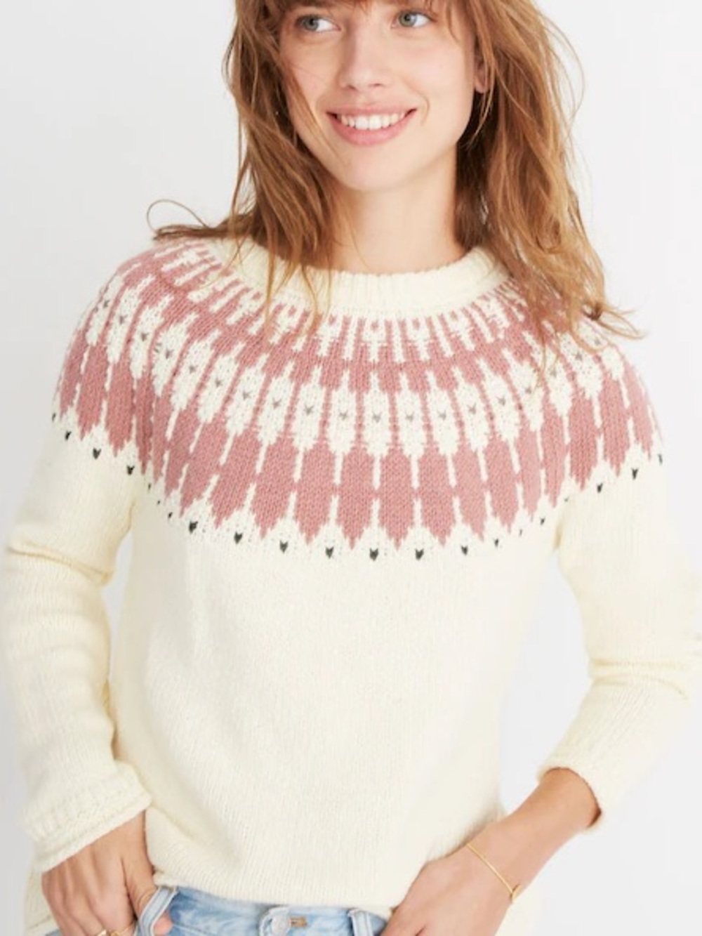 Madewell Fair Isle Keaton Sweater